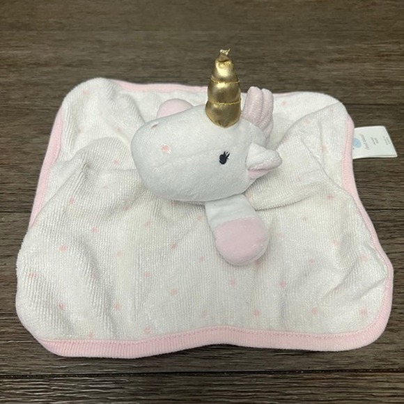 Cloud Island Unicorn Terrycloth Washcloth Lovey - Picture 2 of 4